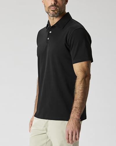 Huckberry Wills Aloeknit Polo, Short Sleeve Mens Polo Shirt, 100% Pima Cotton3