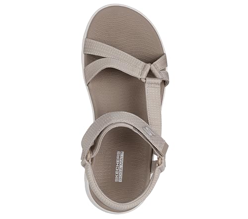 Image of SKECHERS Women's GO Walk Flex Sandal - Illuminate Hands Free Slip-ins Fisherman