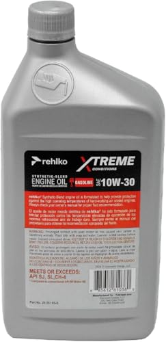 Aceite para motor 10W30 mezcla sintética 1 cuarto miniatura 2