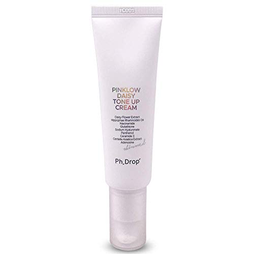 SKINMED Pinklow Make Up Primer Cream Natural Brightening Skin Tone Long Lasting Coverage with Ceramide 3, Peptide and Adenosine 50 ml - 1.69 Ounce