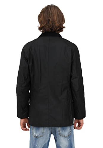 Barbour Men's Ashby Wax Jacket, Black, L2
