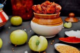 Deepanjali Amla/gooseberries Pickle Spicy Jar Home Made (1 Kg) - Image 3 thumbnail