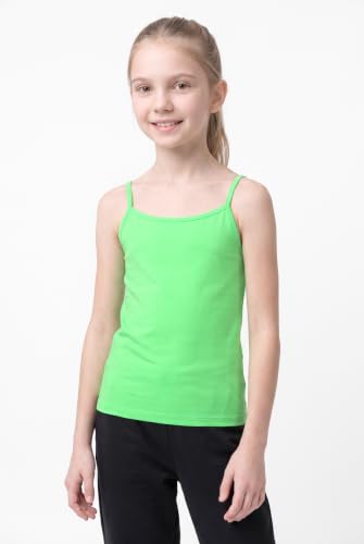 Image of Kurve Girl's Sleeveless Tank Top - Stretch Undershirts Cami Camisole, UV Protective Fabric, Rated UPF 50+ (Made in USA)