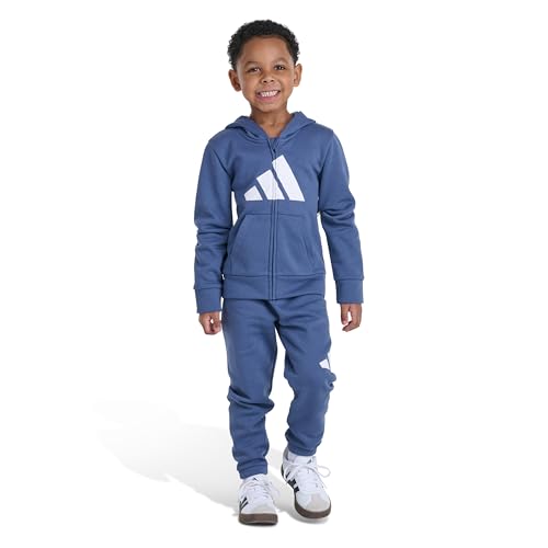 adidas Boys Fleece Jacket Joggers Set