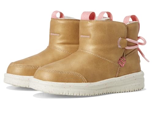 HEYDUDE Women, Camden Bow Boots Cozy (Toddler), Gold Sparkle, 8, Medium - image 1