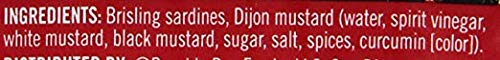 Miniatura 3 de King Oscar Sardinas salvajes capturadas en mostaza, 3.75 oz