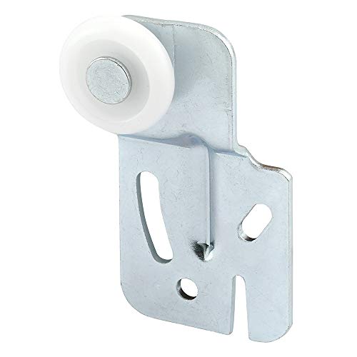 Slide-Co 16216-F Front Closet Door Roller with 1/4 In. Offset and 7/8 In. Nylon Wheel (2 Pack)