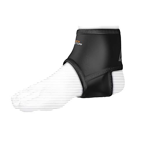 Shock Doctor Ankle Sleeve with Compression Fit (Black, X-Large)