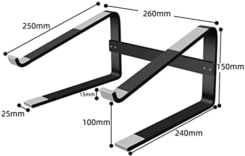 WYDMBH Monitorstandaard verhoger laptopstandaard verhoging computerhouder desktop aluminium basis warmteafvoer anti-slip… - Image 7
