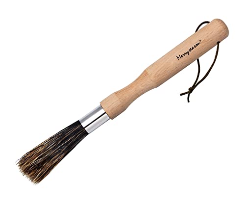 Coffee-Grinder-Cleaning-Brush-Espresso-MakerMachine-Cleaner-Tool-for-Home-Kitchen-Barista-Beechwood-Wood-Handle-Natural-Boar-Bristles-Leather-Hanging-Loop-8