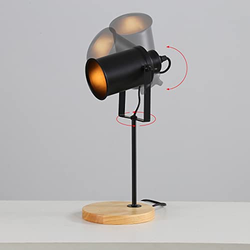 DAXGD Lampada da Scrivania, Lampada da Tavolo E27