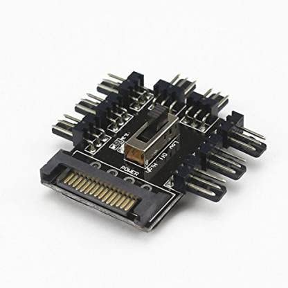 See full amazon price history chart for BUYYART New Multi Way Splitter Cooler Cooling Fan Hub PC Computer SATA 1 to 8 3pin 12V Power Socket PCB Adapter XXM8 BUYYART New Multi Way Splitter Cooler Cooling Fan Hub PC Computer SATA 1 to 8 3pin 12V Power Socket PCB Adapter XXM8 (B09N1CD3HD) Amazon Price History, Amazon Price Tracker