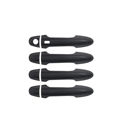 Protector de manija de puerta para Toyota Hilux REVO 2021-2024, accesorios negro mate