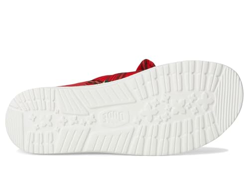 HEYDUDE Women's Wendy Bow Tartan Plaid Loafer3