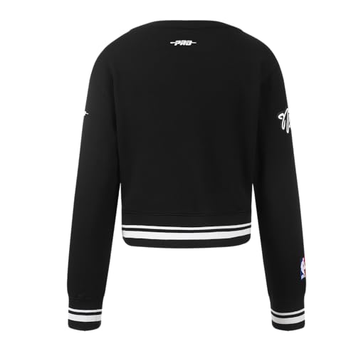 Image of Pro Standard Big Girls NBA Retro Classics Fleece Crewneck Sweatshirt