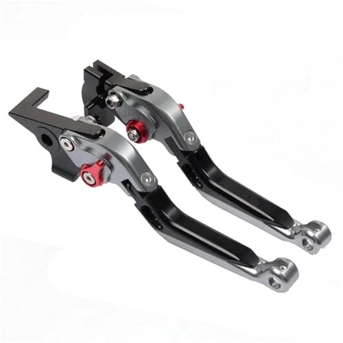 ZCPOPKNHNZ Für CRF300L CRF300 Für Rally CRF 300 L Motorradzubehör Klappbarer Und Ausziehbarer Bremskupplungshebel(Titanschwarz)