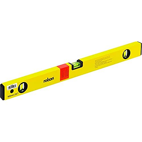 Rolson 54465 Alloy Spirit Level 900 mm Yellow