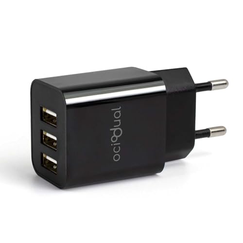 OcioDual Cargador USB, Cargador Carga rapida, Carregador USB Charger, Cargadores Moviles Carga...