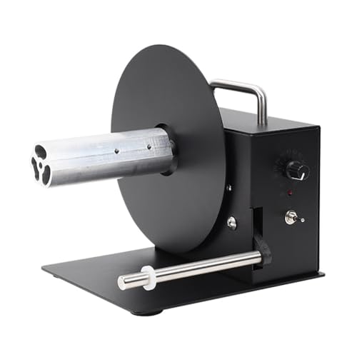 Automatische Etikettenaufwicklermaschine, Zwei-Wege-Rückspulgeschwindigkeit, 2,5–20,3 cm/s, ideal für Kleideranhänger, Barcodes und selbstklebende Aufkleber