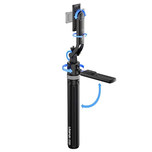 Ulanzi TT23 Trípode con Seguimiento Automático de Rostro para Móvil, 165 cm Palo Selfie con Rotación 360° con Mando a Distancia Bluetooth y Control por Gestos para iPhone/Cámara de Acción - imagen 10