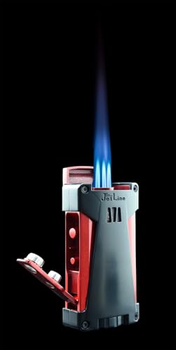 Encendedor Bermuda Triple Llama Jetline Rojo miniatura 1