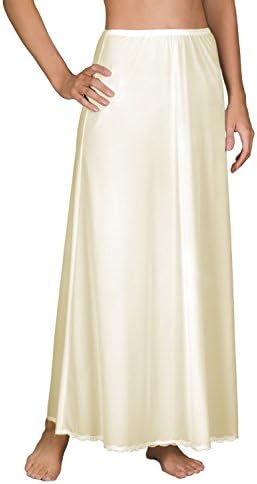 Shadowline 38 Inch Flare Half Slip (47116) Ivory, 2X