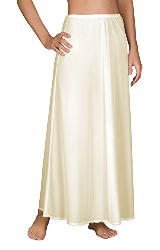 Shadowline 38 Inch Flare Half Slip (47116) Ivory, 2X #TOP3