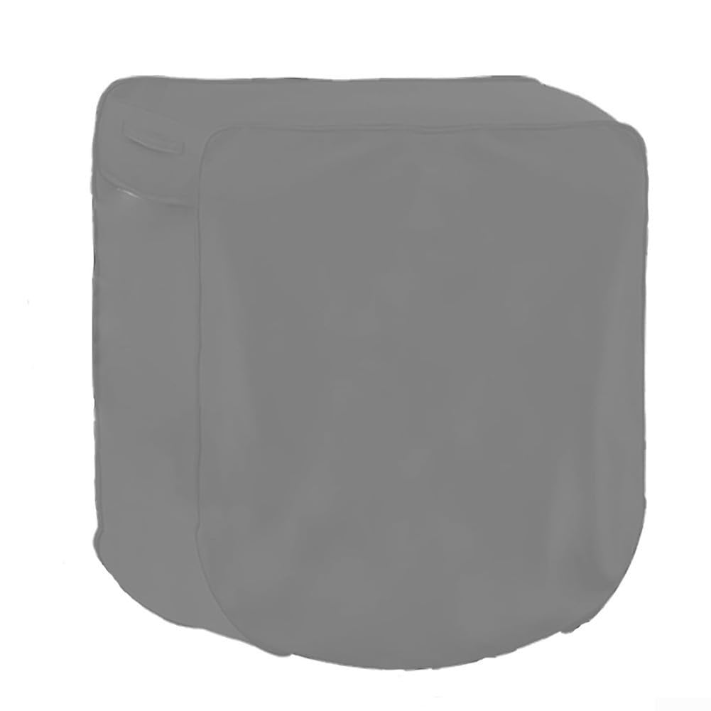 Hasaller Garden Ho-se R-eel Cover Portable Waterproof Dustproof Garden Standing Water Ho-se R-eel Protective Cover for Patio Furniture Rolling Hose Cart Water Pipe Outdoors(Grey)