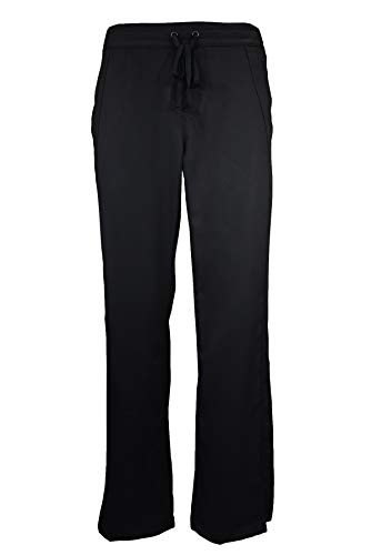Natual Uniforms Women's Ultra Soft Modern Fit Drawstring Scrub Pant (Black, XX-Large)