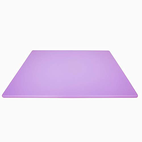 image for Thirteen Chefs Commercial Purple Plastic Cutting Board NSF, Extra Larg