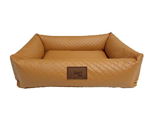Cama Fábrica Pet para Cães, Grande, Caramelo