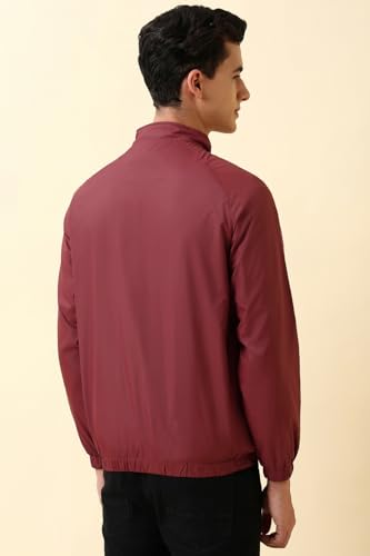 Image of Allen Solly Men's Regular Fit Solid Windcheater Jacket