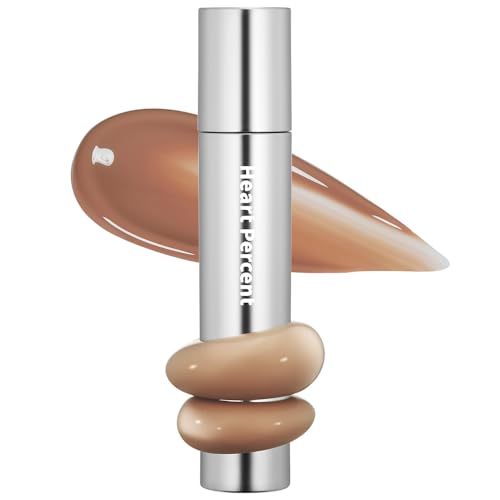 Image of Heart Percent Dote On Mood One Way Glowy Tint, Glass-like High Shine Glossy Finish w /Long-Lasting Luminous Color Lip Stain for Glowy Look, #07. Muted Caramel
