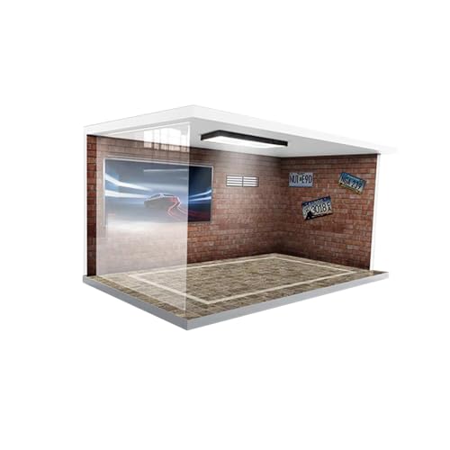 Vitrine de Garage pour Véhicule 1/18 : Sublimez Votre Collection de Voitures Miniature