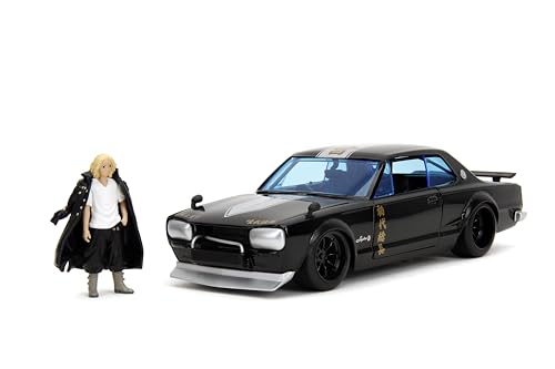 Tokyo Revengers 1:24 1971 Nissan Skyline GT-R Die-Cast Car & 2.75