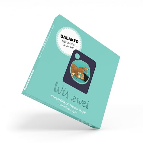 Galakto Audio-Token: Wir Zwei - 6 Hörspiele mit Hase und Igel, Hörspiel für Kinder ab 3 Jahren, Spielzeit ca. 63 min