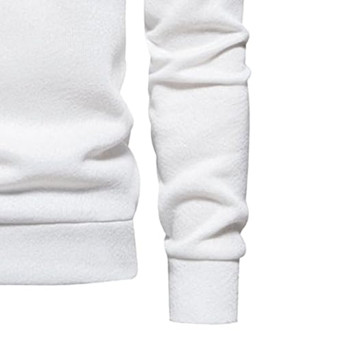 Pull col roulé homme léger coupe ajustée stretch à manches longues