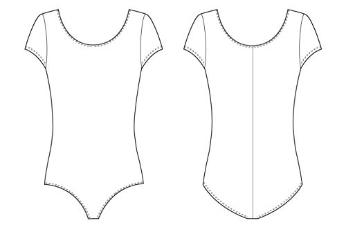 Bloch Dance Girls Dujour Microlux Short sleeve Leotard3