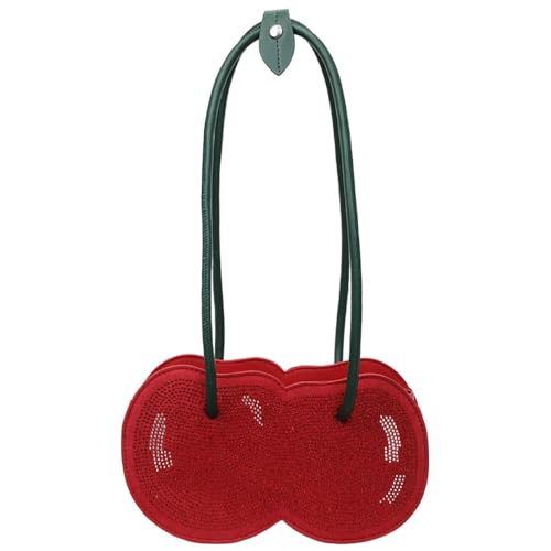 Aoekaff Cherry Shape Purse Shoulder Bag For Women,Fun Cute Unique Handbag Gifts - Main Image