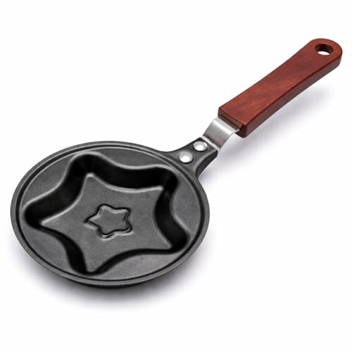 Image of Egg Fry Pan for Kitchen Lovely Cartoon Shape Mini Non-Stick Egg Frying Pan Omelets Pan Pancake Egg Fryer Skillet Fry Frying Pan Molds Cookware