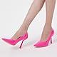 GENSHUO Einzigartige kegelförmige Stilettoabsätze – 10 cm hoch, Spitze Zehenpartie für einen eleganten und selbstbewussten Stil, Leuchtend rosa, 41 EU