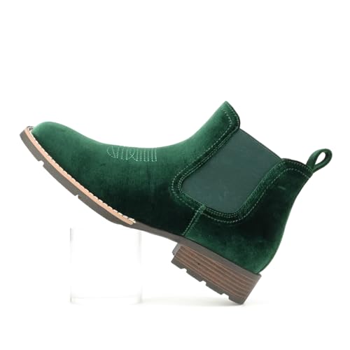 Image of Cowboy Boots for Men Western Men's Boots Casual Dress Slip On Chelsea Boots Retro Stylish Shoes