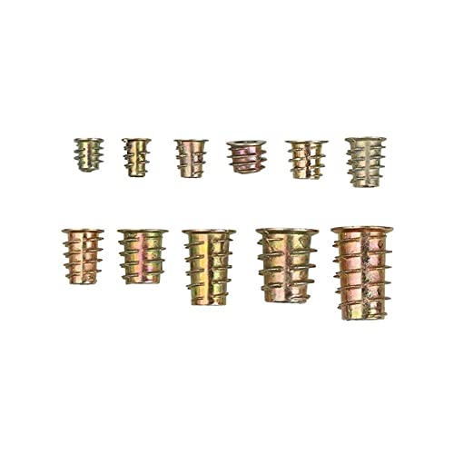 Écrou d'insertion en bois M4 M6 M8 M10 alliage zinc pour assemblage meuble insert bois hexagonal