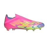 adidas Mens F50 Elite Laceless Firm Ground Soccer Cleats - Pink - Size 10.5 M