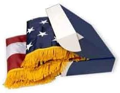 3 x 5 Ft. Fringed U.S. Nylon Taffeta Flag