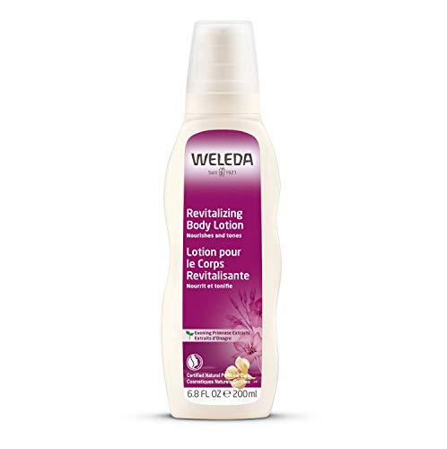 Preisvergleich Produktbild WELEDA Nachtkerze Revitalisierende Pflegelotion, Naturkosmetik Bodylotion zur intensiven Pflege, Stärkung und Regeneration sensibler Haut, Körperlotion für sehr trockene Haut (1 x 200 ml)