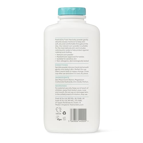 Fresh & Dry 100% Talc Free Baby Powder 250g - Image 3