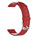 Produktbild wojonifuiliy Kompatibel für Samsung Galaxy Watch 4 40mm 44mm Armband Smartwatch Zubehör Ersatzarmband Lederarmband Replacement Watch Wrist Strap Kompatibel für Galaxy Watch 4 (Rot, 40/44MM)