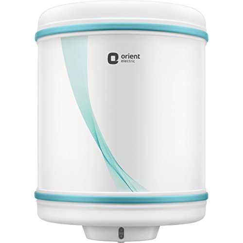 Orient Electric Ecoswift 10 Litre Storage Water Heater | Durable and Waterproof Metal Body with Advanced 5-Level Safety Features | 5-year Warranty Orient Electric Ecoswift 10 Litre Storage Water Heater | Durable and Waterproof Metal Body with Advanced 5-Level Safety Features | 5-year Warranty