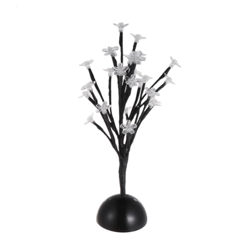 Alipis Battery Table Lamps Cordless White Birch Tree Lights Romantic Tree Shaped Night Light for Bedroom Bedside Living Room